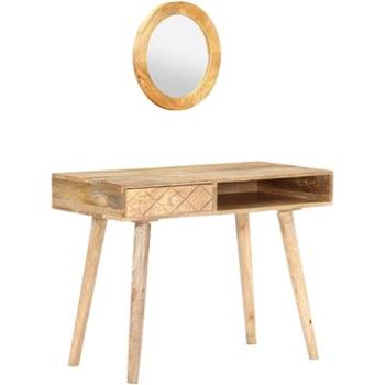 Toaletní stolek 100 × 50 × 76 cm masivní mangovníkové dřevo (289636)