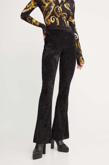 Legíny Versace Jeans Couture dámské, černá barva, hladké, 77HAC107 J0153