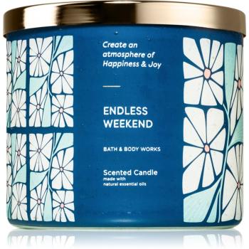 Bath & Body Works Endless Weekend vonná svíčka 411 g