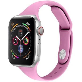 Eternico Essential Thin pro Apple Watch 42mm / 44mm / 45mm / Ultra 49mm begonia pink velikost S-M (APW-AWETBPS-42)