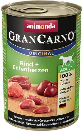 ANIMONDA dog konzerva Gran Carno hovězí/kachní srdce - 400g