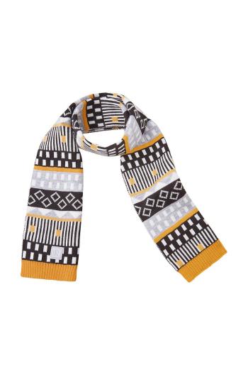 Dětský vlněný šátek Reima tmavomodrá barva, vzorovaný