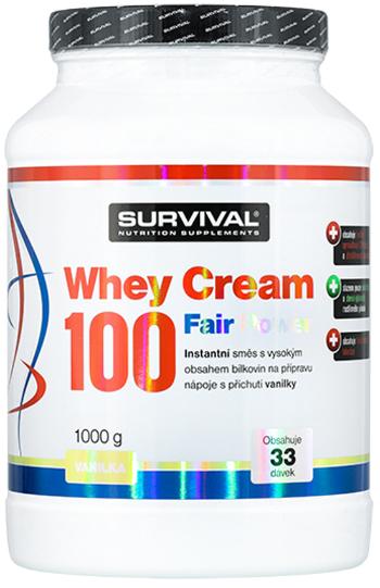 Survival Nutrition Whey Cream 100 Fair Power vanilka 1000 g