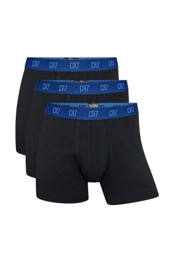 Bavlněné boxerky CR7 Cristiano Ronaldo 3-pack černá barva