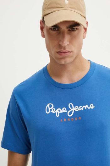 Bavlněné tričko Pepe Jeans Eggo s potiskem