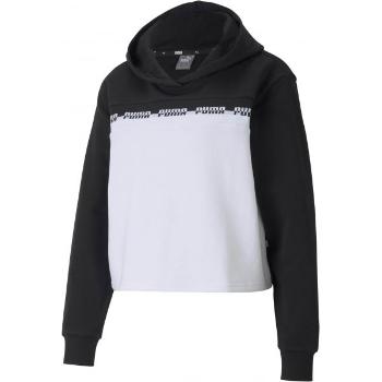 Puma AMPLIFIED CROPPED HOODIE TR Dámská sportovní mikina, černá, velikost XL