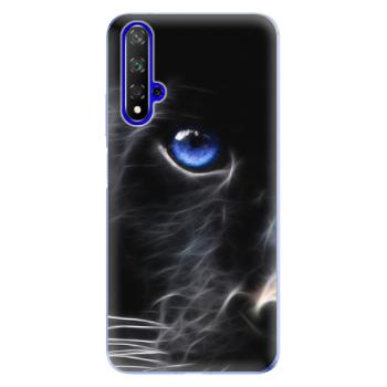 Odolné silikonové pouzdro iSaprio - Black Puma - Huawei Honor 20