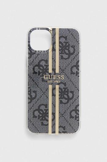 Obal na telefon Guess iPhone 15 Plus / 14 Plus 6.7" šedá barva