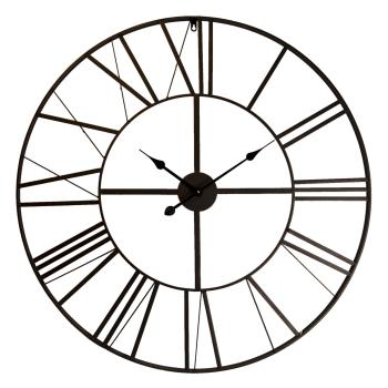Kovové hodiny s římskými číslicemi - Ø 90*4 cm 5KL0140L
