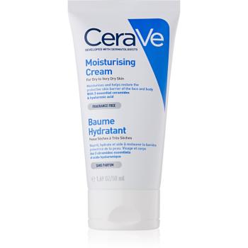 CeraVe Moisturizers hydratační krém na obličej a tělo pro suchou až velmi suchou pokožku 50 ml