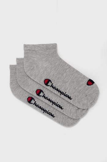 Ponožky Champion (3-pak) šedá barva