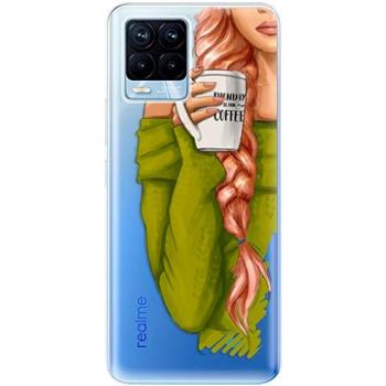 iSaprio My Coffe and Redhead Girl pro Realme 8 / 8 Pro (coffread-TPU3-RLM8)