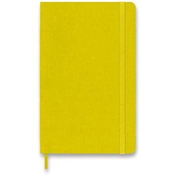MOLESKINE Silk L, tvrdé desky, linkovaný, slámově žlutý (QP060M6SILK)