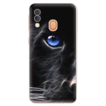 Odolné silikonové pouzdro iSaprio - Black Puma - Samsung Galaxy A40