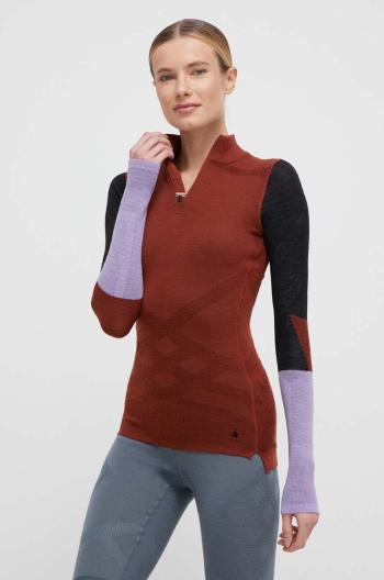 Funkční legíny Smartwool Intraknit Thermal Merino šedá barva