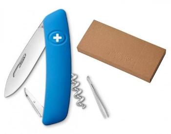 Swiza kapesní nůž D01 Standard blue dárkové balení, Modrá