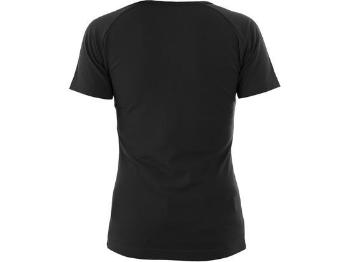 Tričko CXS ELLA, dámské, krátký rukáv, černá, vel. 2XL, XXL
