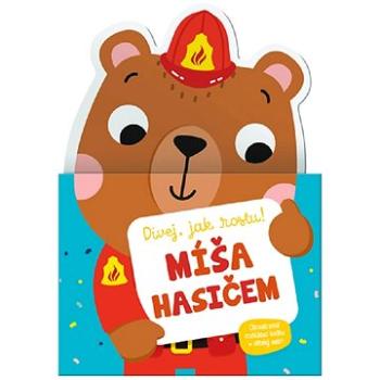 Míša hasičem: Oboustranná rozkládací knížka + dětský metr! (9789464223248)