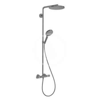 HANSGROHE Raindance Select S Sprchový set Showerpipe s termostatem, 3 proudy, matná černá 27633670