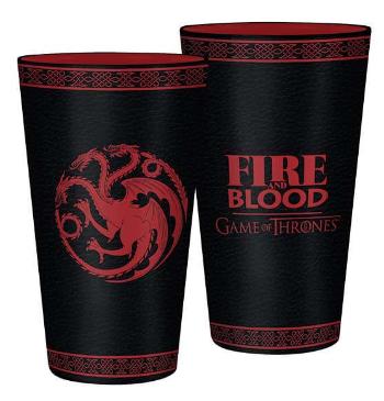 Sklenice Hra o trůny - Targaryen 400 ml