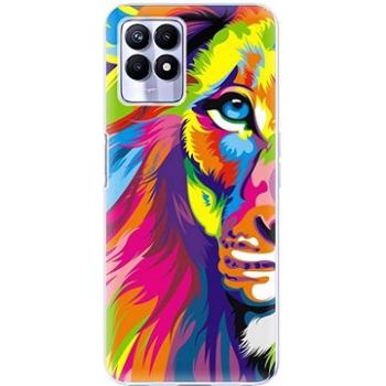 iSaprio Rainbow Lion pro Realme 8i (ralio-TPU3-Rlm8i)