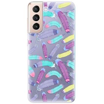 iSaprio Feather Pattern 01 pro Samsung Galaxy S21 (featpatt01-TPU3-S21)