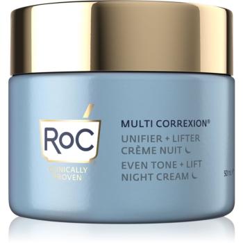 RoC Multi Correxion Even Tone + Lift rozjasňující noční krém pro sjednocení barevného tónu pleti 50 ml