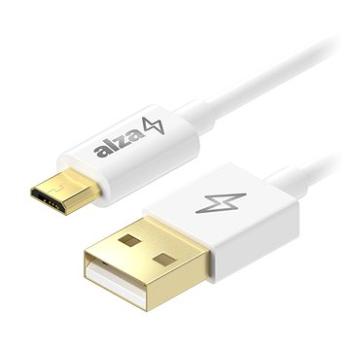 AlzaPower Core Micro USB 1m bílý (APW-CBMU0041W)