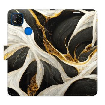 Flipové pouzdro iSaprio - BlackGold Marble - Xiaomi Redmi 9C