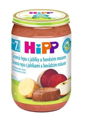 HiPP Junio BIO Červ.řepa s jablky a hov.m. 220 g