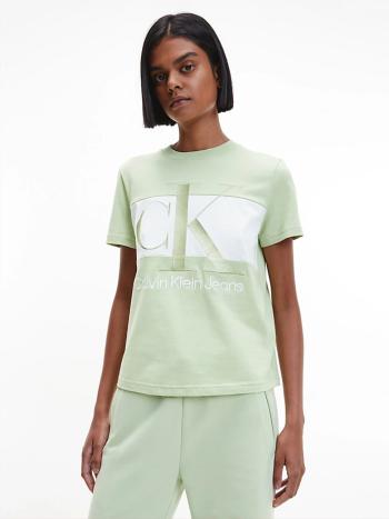 Calvin Klein dámské zelené tričko - L (L99)