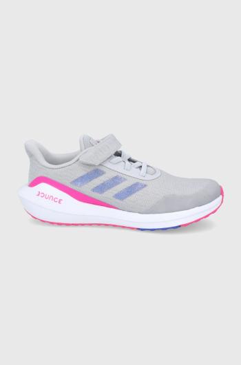 Dětské boty adidas Performance H01875 šedá barva