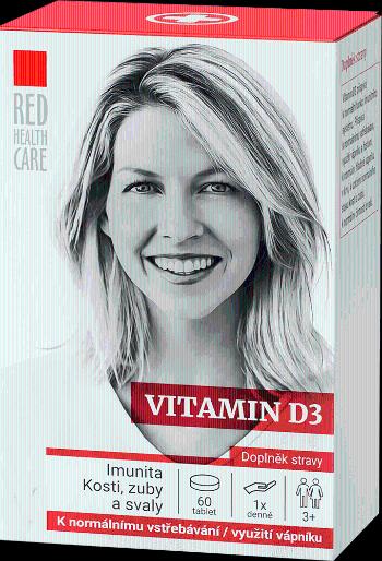 Red Health Care Vitamin D3 1000 IU 60 tablet