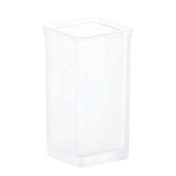 GROHE Selection Cube Nádoba na WC kartáč, matné sklo 40867000