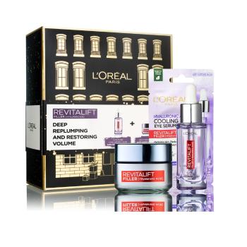 Loréal Paris Revitalift Filler dárková sada pro omlazení pleti 3 ks