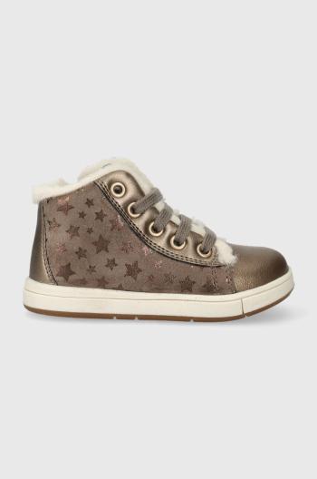 Dětské sneakers boty Geox B364AD 007NF B TROTTOLA hnědá barva