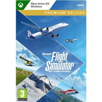 Microsoft Flight Simulator 40th Anniversary - Premium Deluxe Edition - Xbox Series X|S / Windows Dig (G7Q-00135)