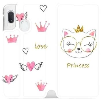 Flipové pouzdro na mobil Samsung Galaxy A20e - MH03S Kočička princess (5903226908318)