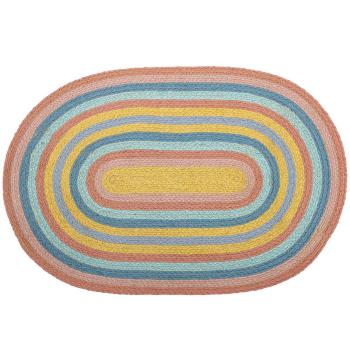 Dětský koberec RALIA Bloomingville 75 x 50 cm žlutý