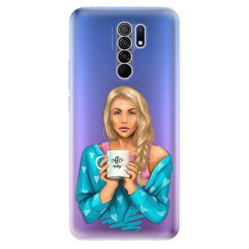 Odolné silikonové pouzdro iSaprio - Coffe Now - Blond - Xiaomi Redmi 9