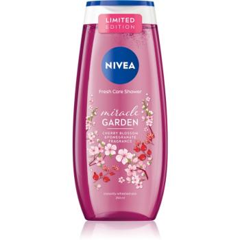Nivea Miracle Garden Cherry Blossom & Pomegranate osvěžující sprchový gel 250 ml