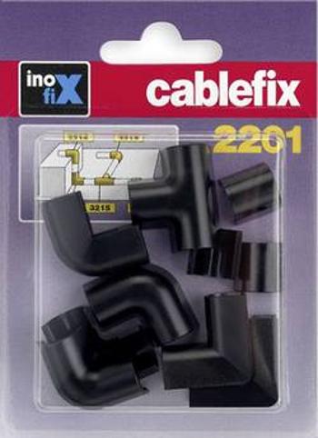 Kabelová lišta cablefix 3210_schwarz, spojení dosedacích míst, 10 ks, černá