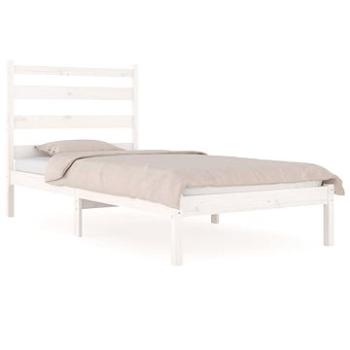 Rám postele bílý masivní borovice 75 × 190 cm Small Single, 3103609 (3103609)