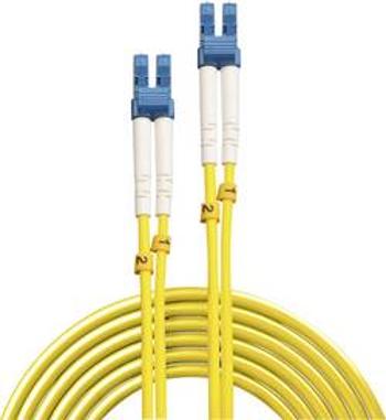 Optické vlákno kabel LINDY 47453 [1x zástrčka LC - 1x zástrčka LC], 5.00 m, žlutá