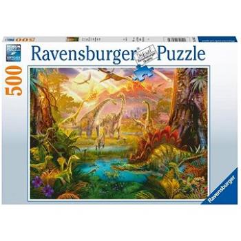 Ravensburger puzzle 169832 Dinoland 500 dílků  (4005556169832)