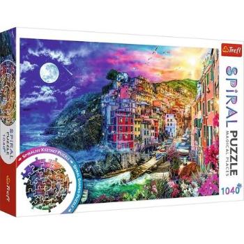 TREFL Spiral puzzle Kouzelný záliv, Cinque Terre 1040 dílků