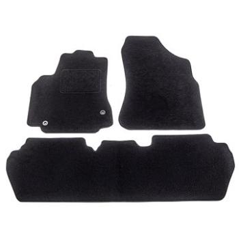 ACI textilní koberce pro CITROEN Berlingo 08-  černé (5 sedadel, sada 3 ks) (0905X62)
