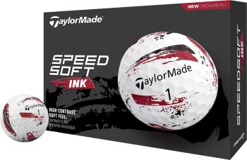 TaylorMade Speed Soft Ink Red Golfové míčky