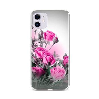 TopQ iPhone 11 silikon Rozkvetlé růže 58936 (Sun-58936)