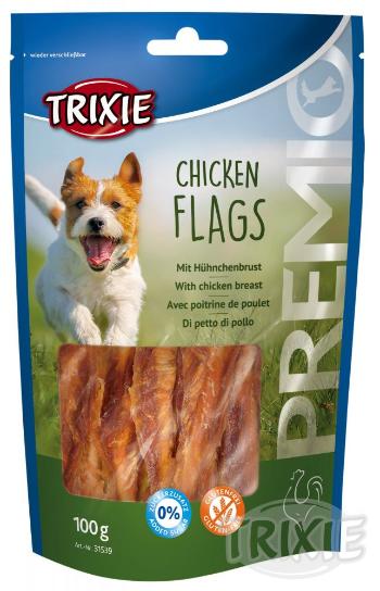 Pochoutka dog CHICKEN FLAGS (trixie) - 100g